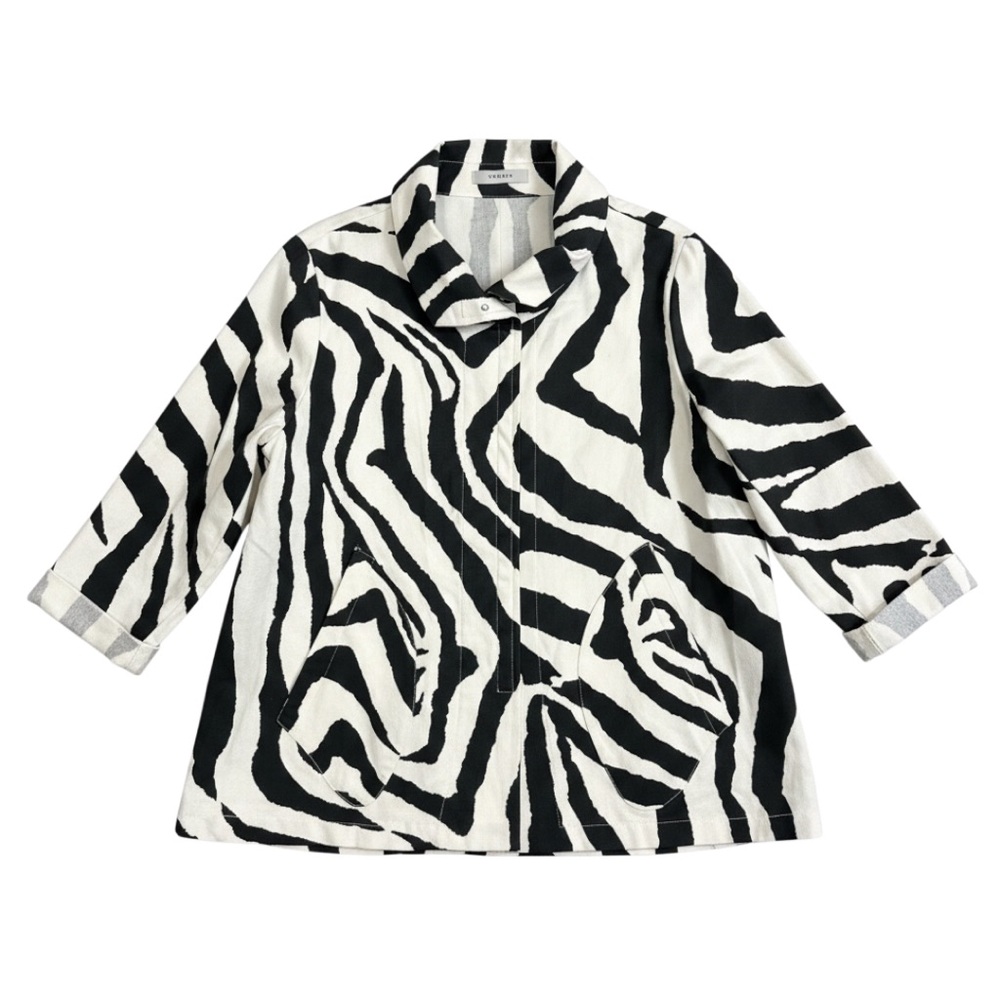 Vitamin Zebra Print Cotton Jacket
